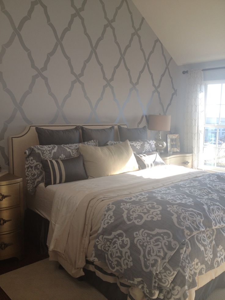 grey wallpaper bedroom,bedroom,bed,furniture,room,bed frame