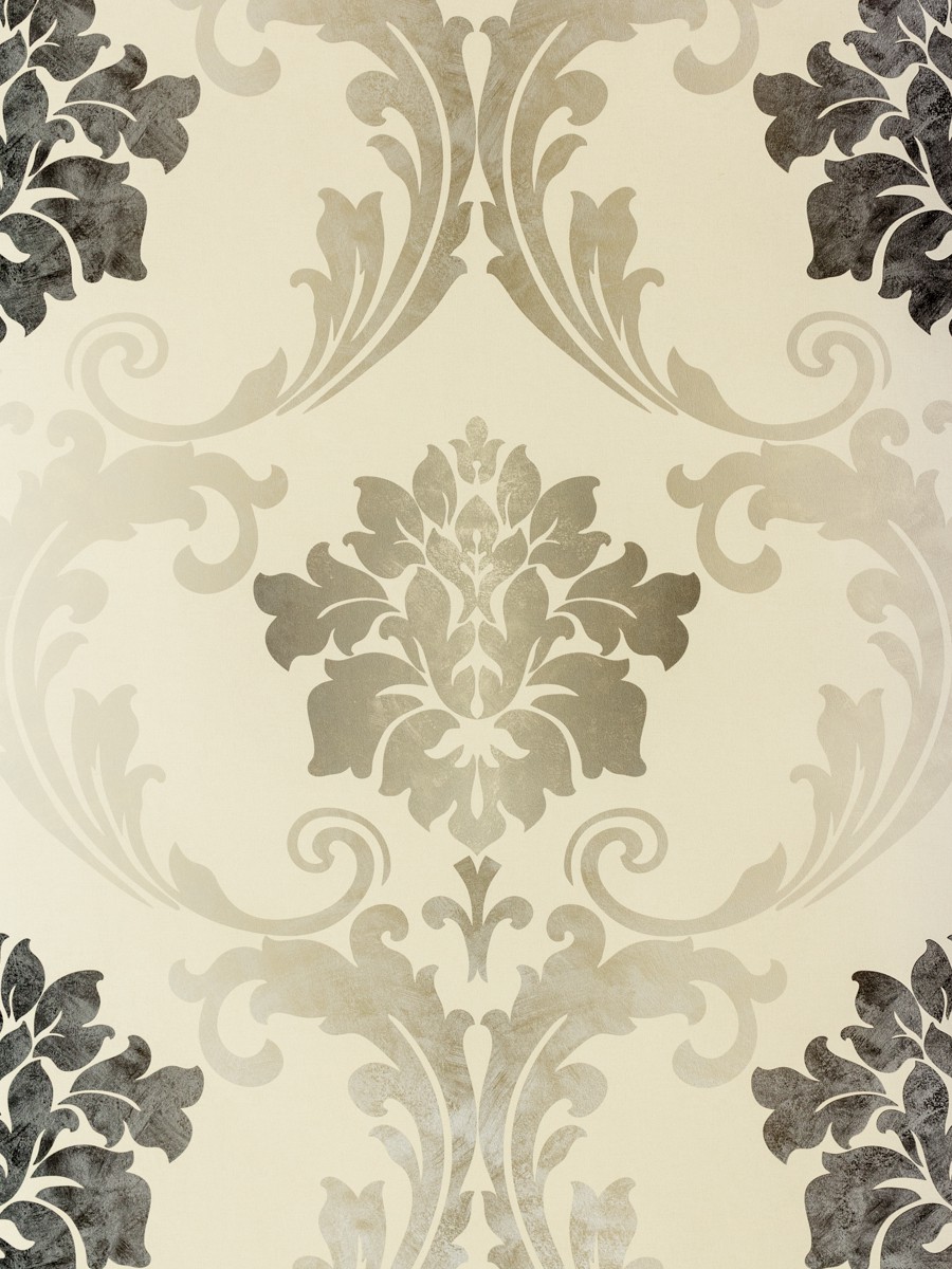 grey and cream wallpaper,pattern,wallpaper,floral design,design,beige