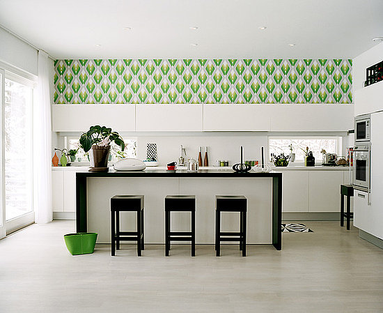 주방 벽지 b & q,하얀,방,초록,인테리어 디자인,가구