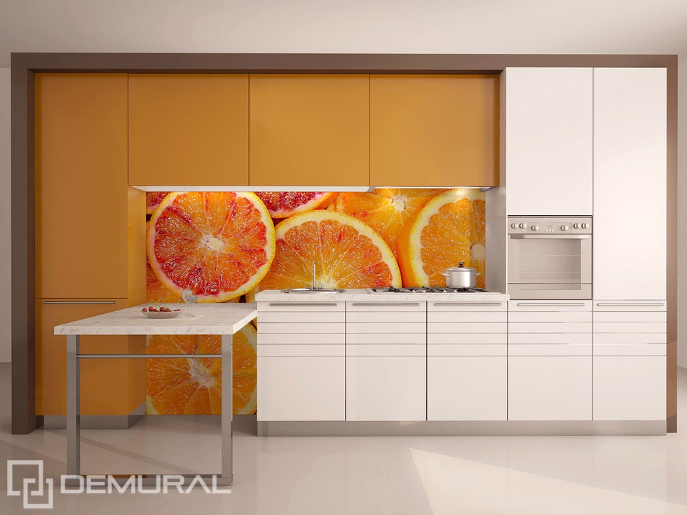 キッチン壁紙b＆q,オレンジ,家具,ルーム,壁,柑橘類