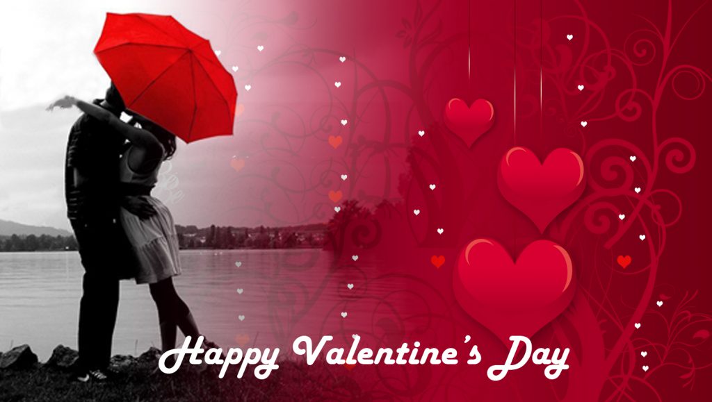 2月14日のバレンタインデーの壁紙,愛,赤,ロマンス,傘,バレンタイン・デー