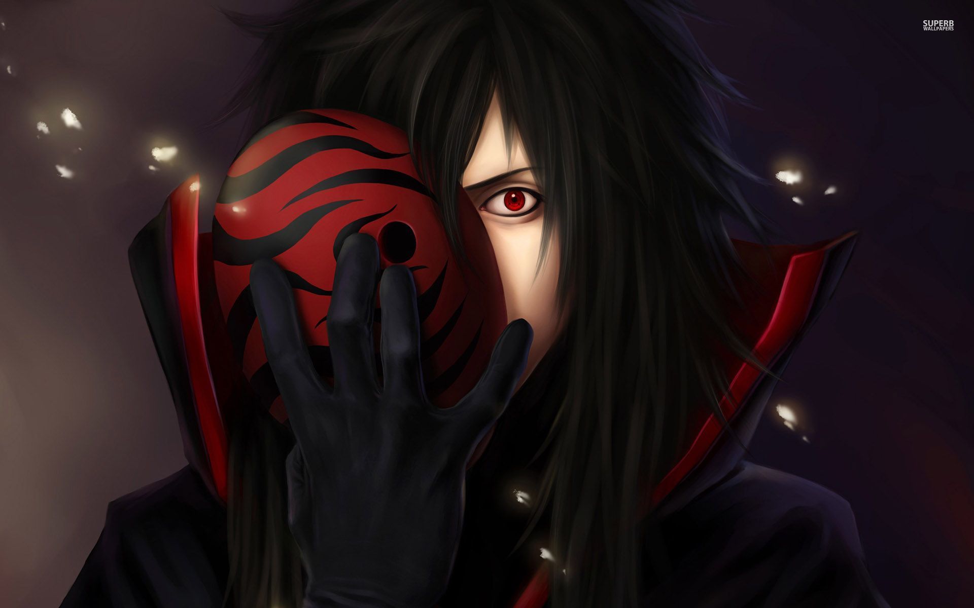 madara uchiha fondo de pantalla,rojo,anime,cg artwork,oscuridad,cabello negro