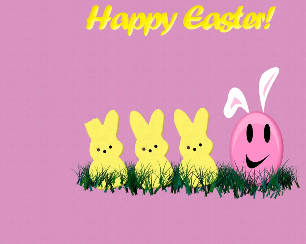 happy easter wallpaper,cartoon,pink,rabbit,animation,rabbits and hares