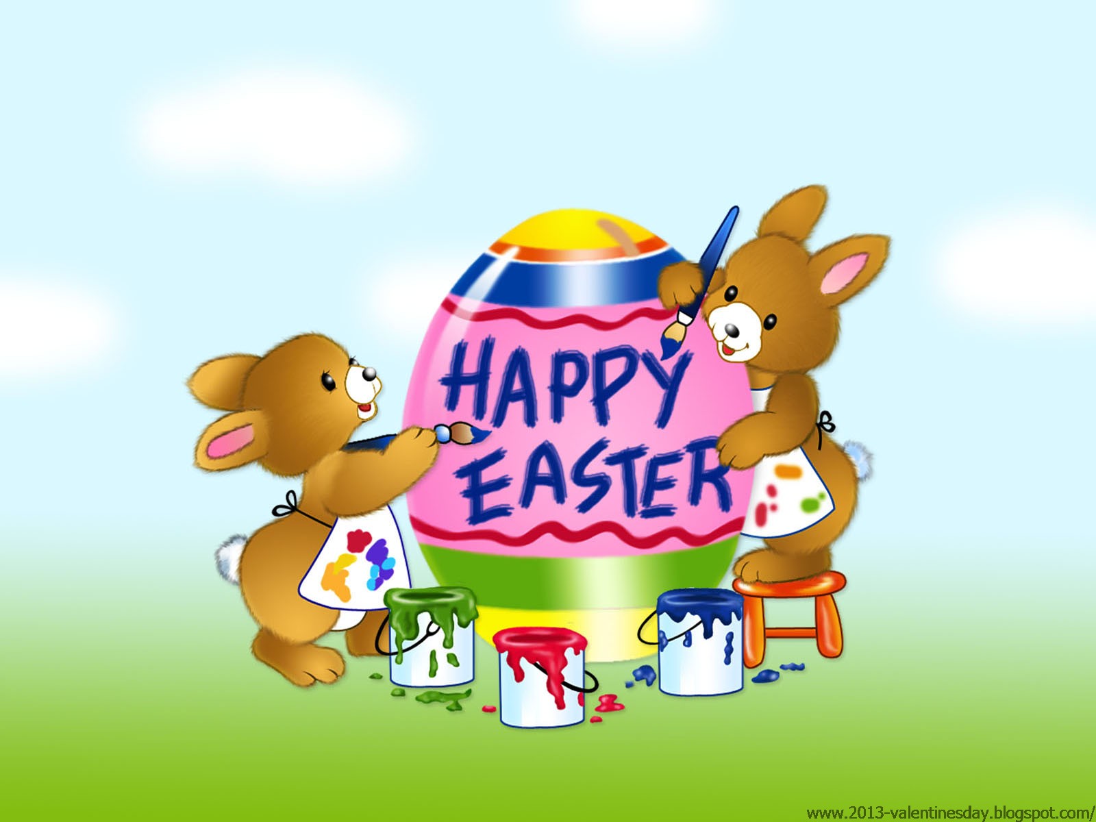 happy easter wallpaper,cartoon,illustration,animated cartoon,animation,graphics