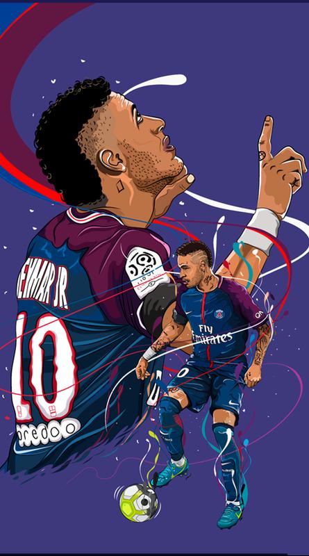 neymar fond d'écran hd,dessin animé,joueur de football,joueur de football,joueur,animation