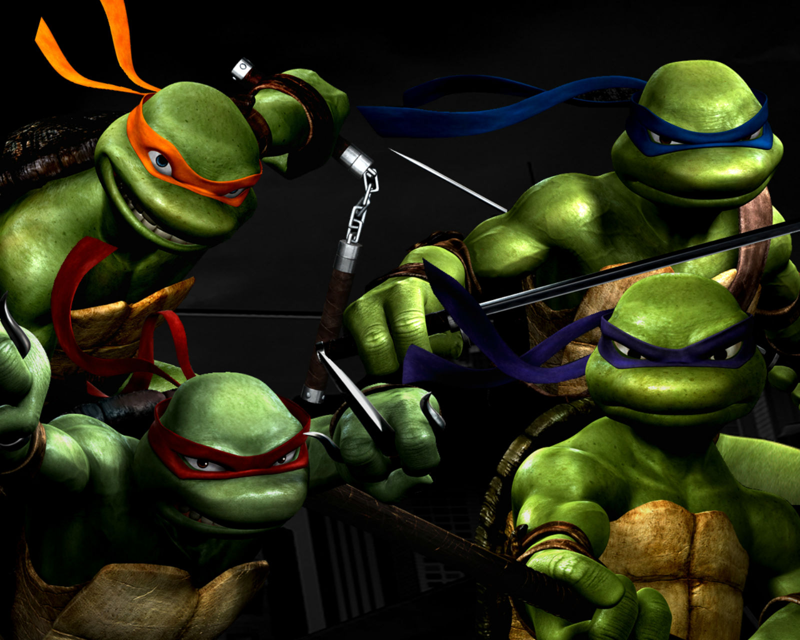 ninja turtles wallpaper,teenage mutant ninja turtles,superhero,fictional character,action figure,adventure game