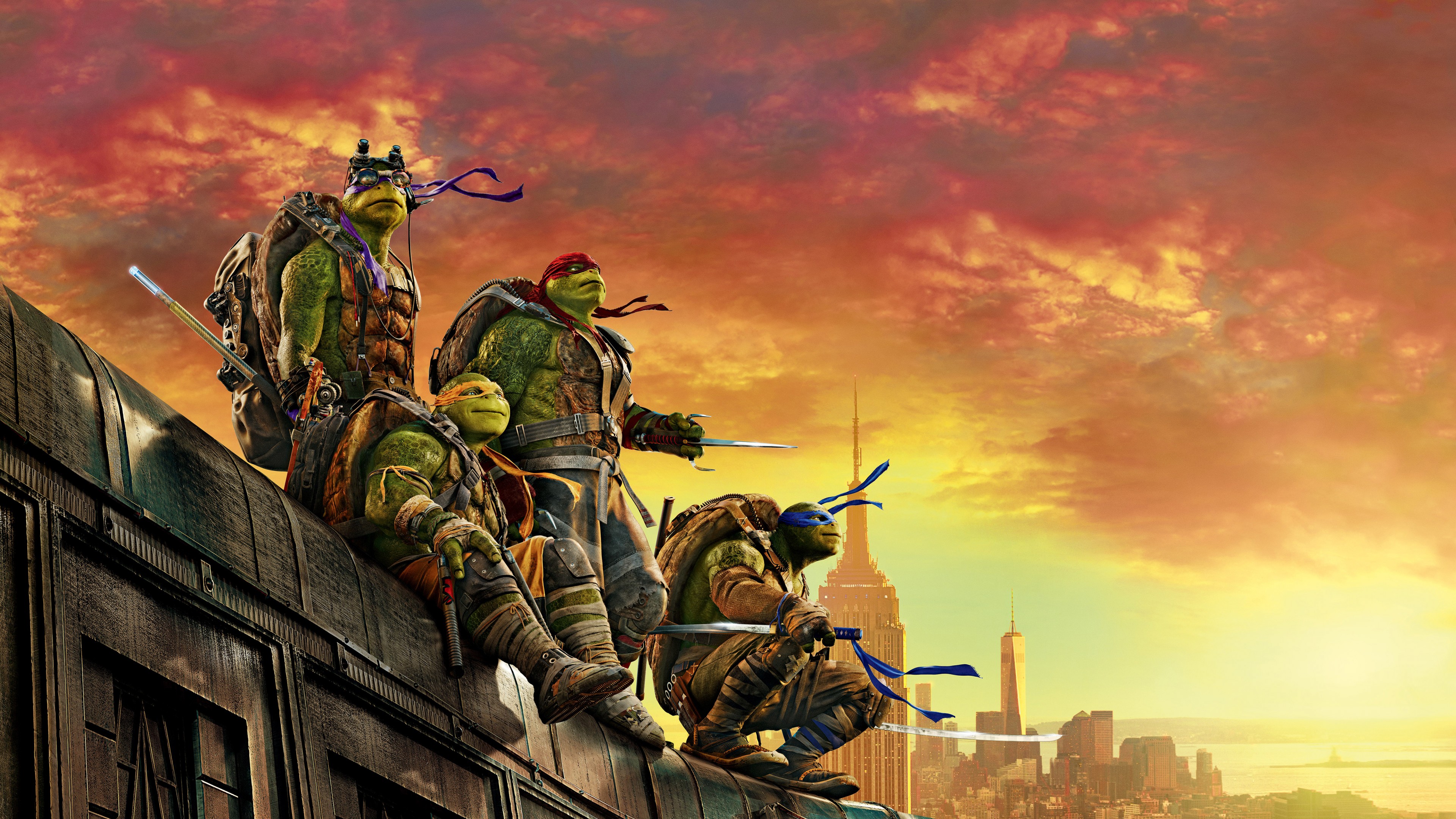 ninja turtles wallpaper,action adventure game,strategy video game,pc game,cg artwork,adventure game