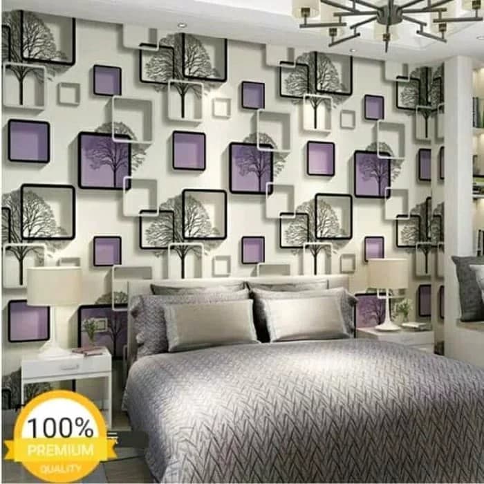 fondo de pantalla kamar tidur,púrpura,violeta,pared,habitación,diseño de interiores