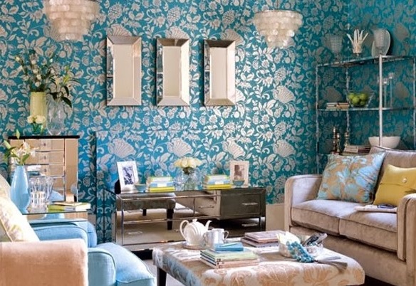 harga wallpaper dinding 3d,living room,room,interior design,turquoise,blue