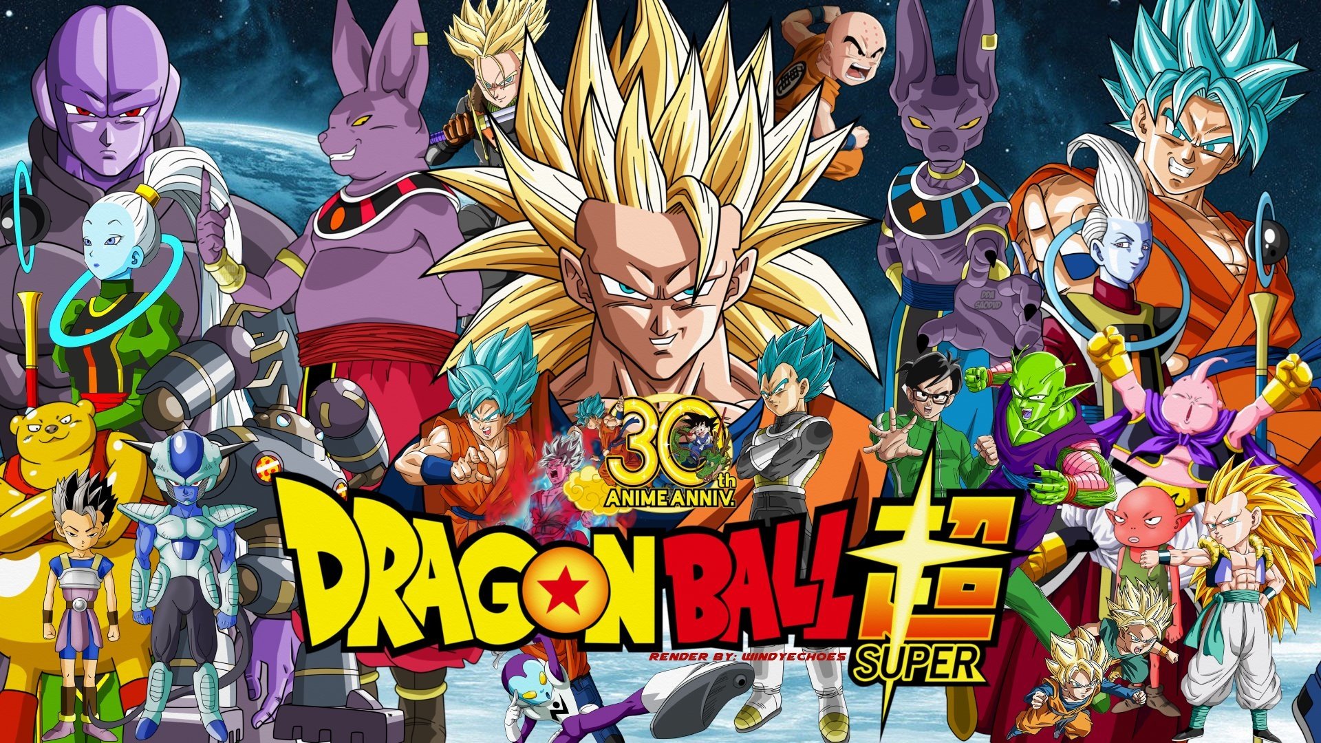 db super wallpaper,anime,dragon ball,hero,artwork,fictional character