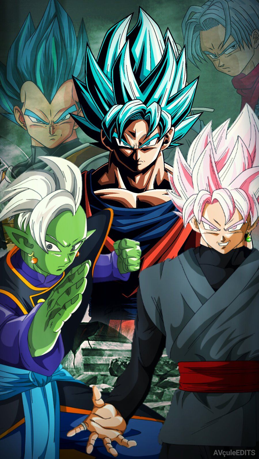 db super wallpaper,anime,cartoon,dragon ball,fictional character,artwork