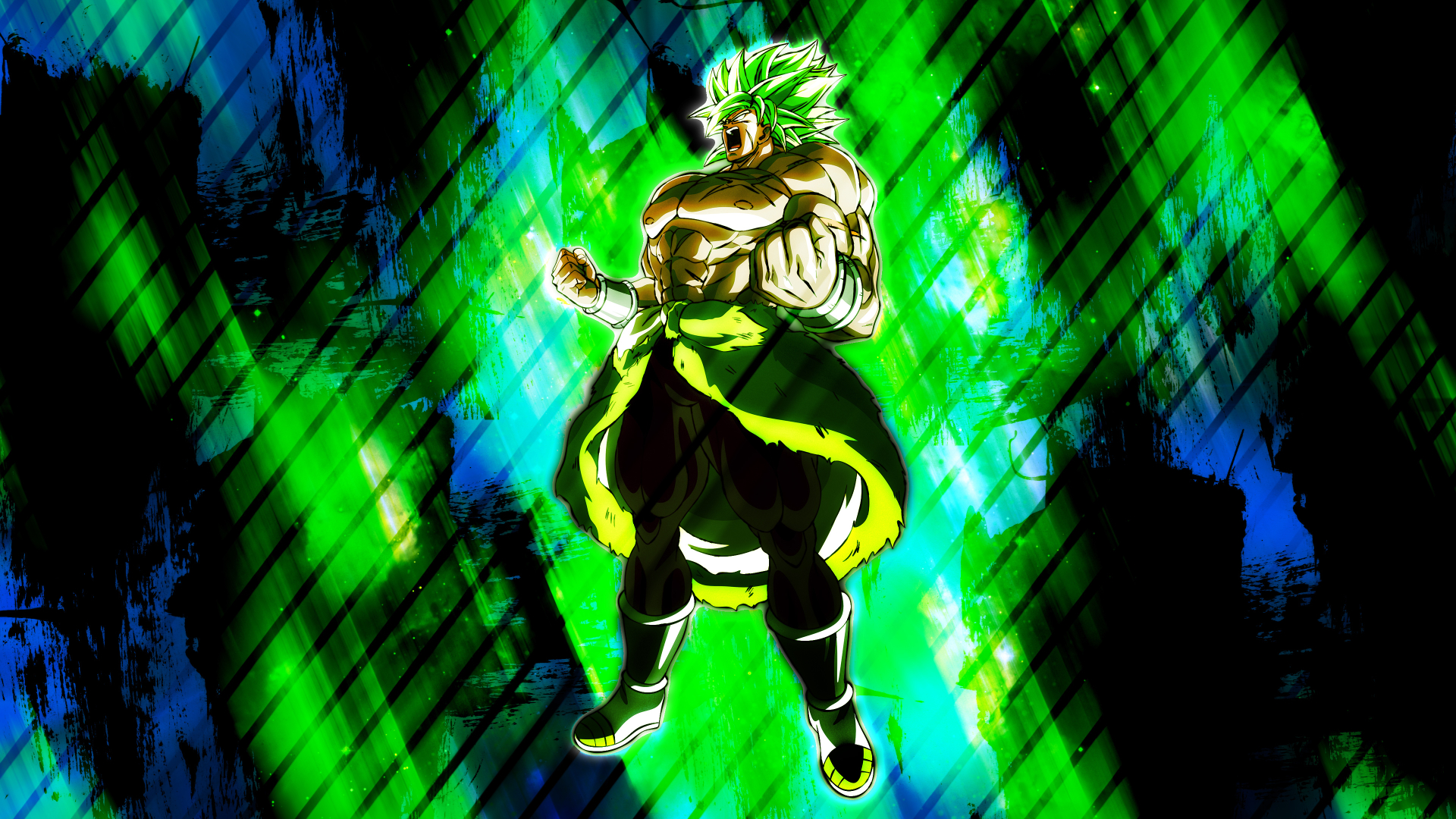 db super wallpaper,green,anime,fictional character,animation