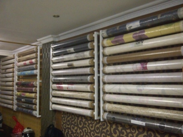 壁紙dinding murah,本,木材,ルーム,棚,繊維