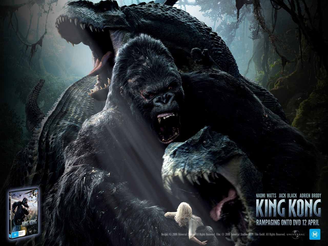 king kong wallpaper,movie,fictional character,darkness,fiction,cg artwork