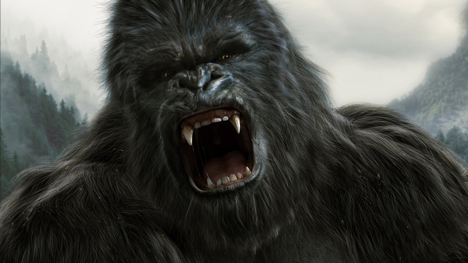 king kong wallpaper,primate,snout,fictional character