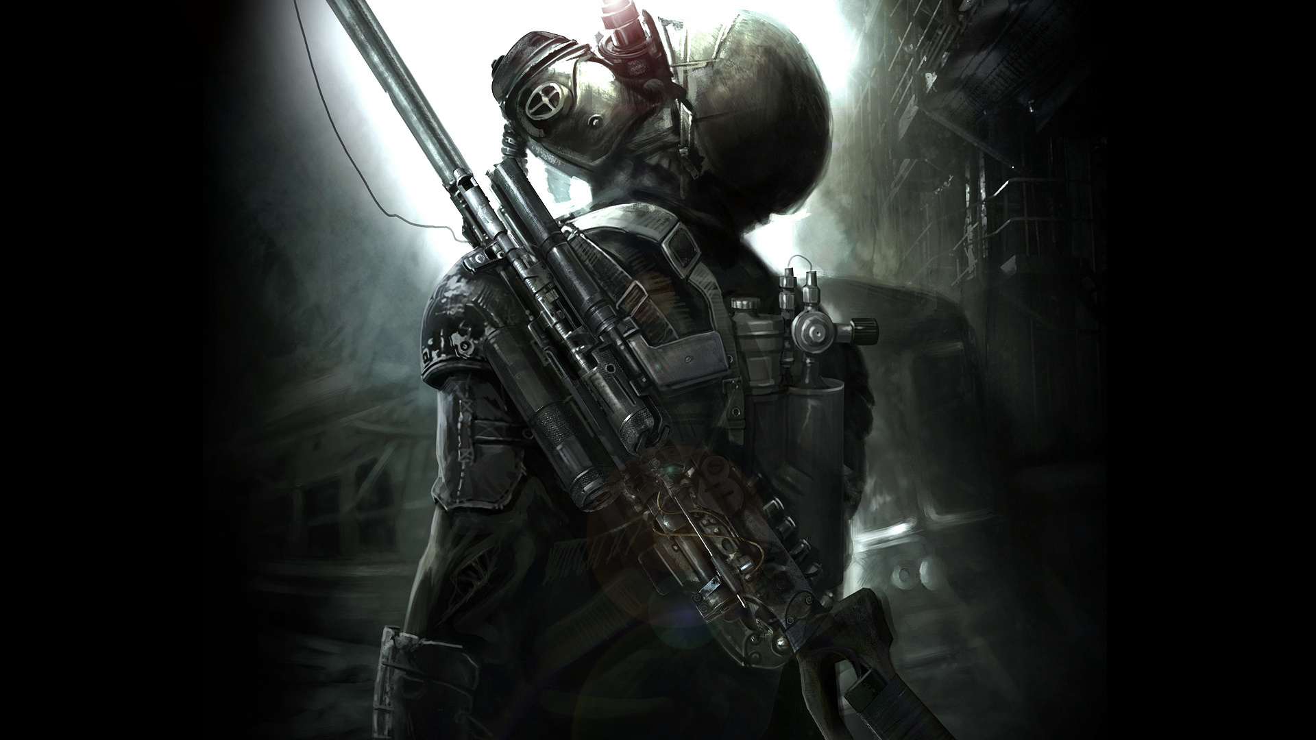 metro 2033 wallpaper,action adventure game,pc game,darkness,cg artwork,screenshot