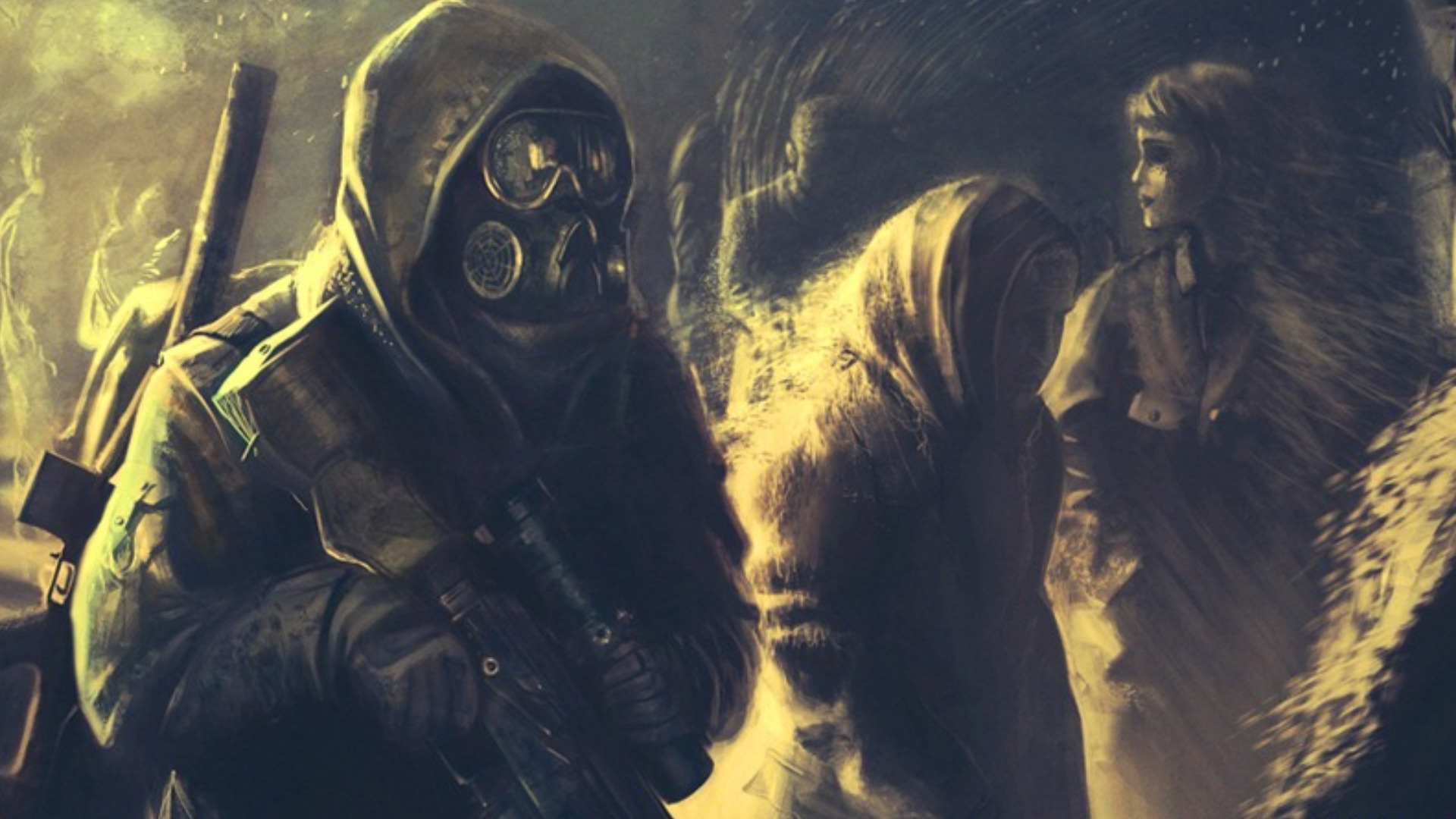 metro 2033 fondo de pantalla,humano,arte,personaje de ficción,cg artwork,ilustración