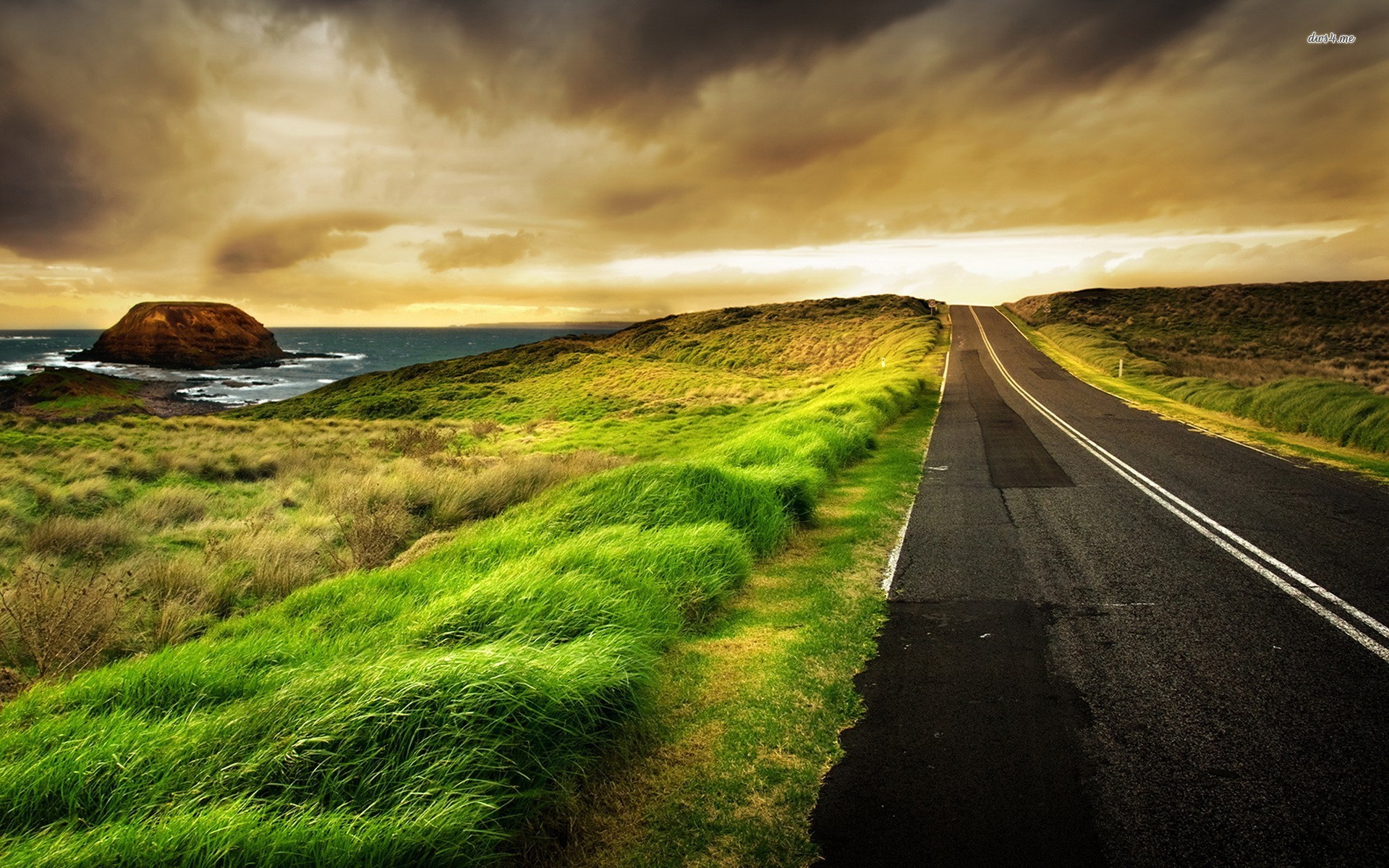 fond d'écran de l'autoroute,paysage naturel,la nature,ciel,vert,route