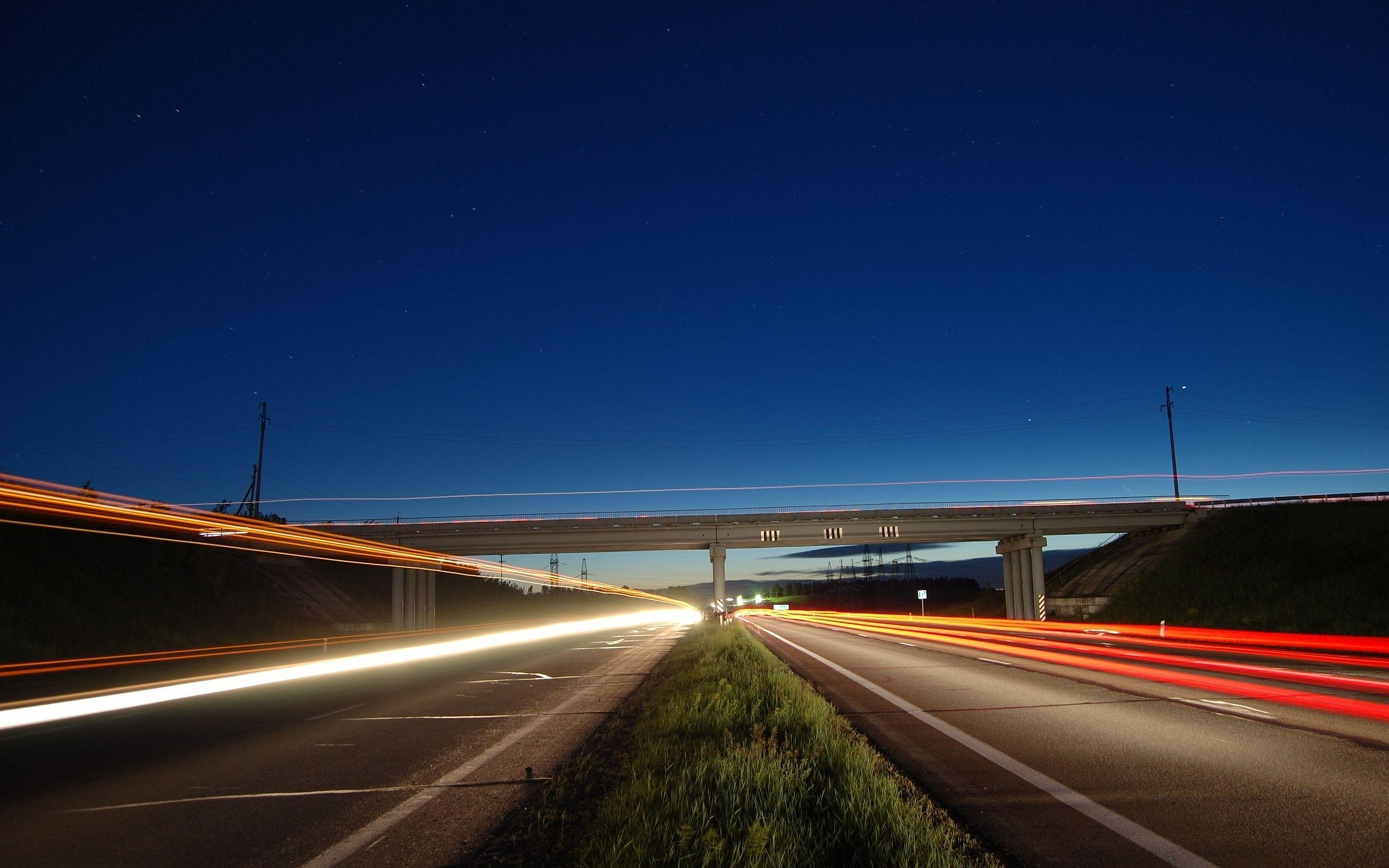 carta da parati autostrada,cielo,strada,autostrada,autostrada senza pedaggio,notte