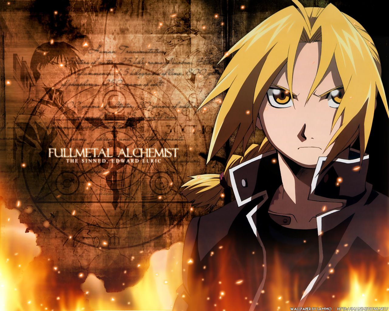 fullmetal alchemist brotherhood wallpaper,cartoon,anime,cg artwork,long hair,adventure game