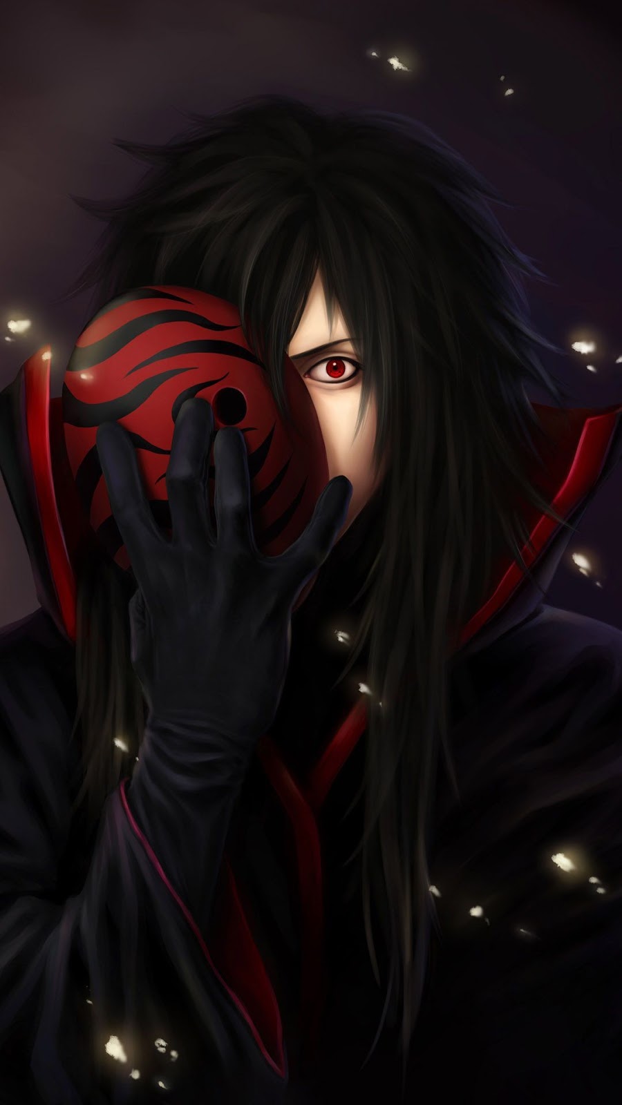 fond d'écran madara,rouge,dessin animé,anime,oeuvre de cg,démon