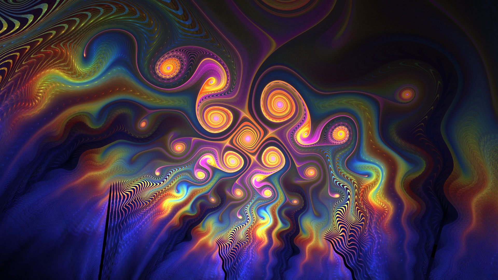 fondo de pantalla fractal,arte fractal,azul,arte psicodélico,púrpura,ligero