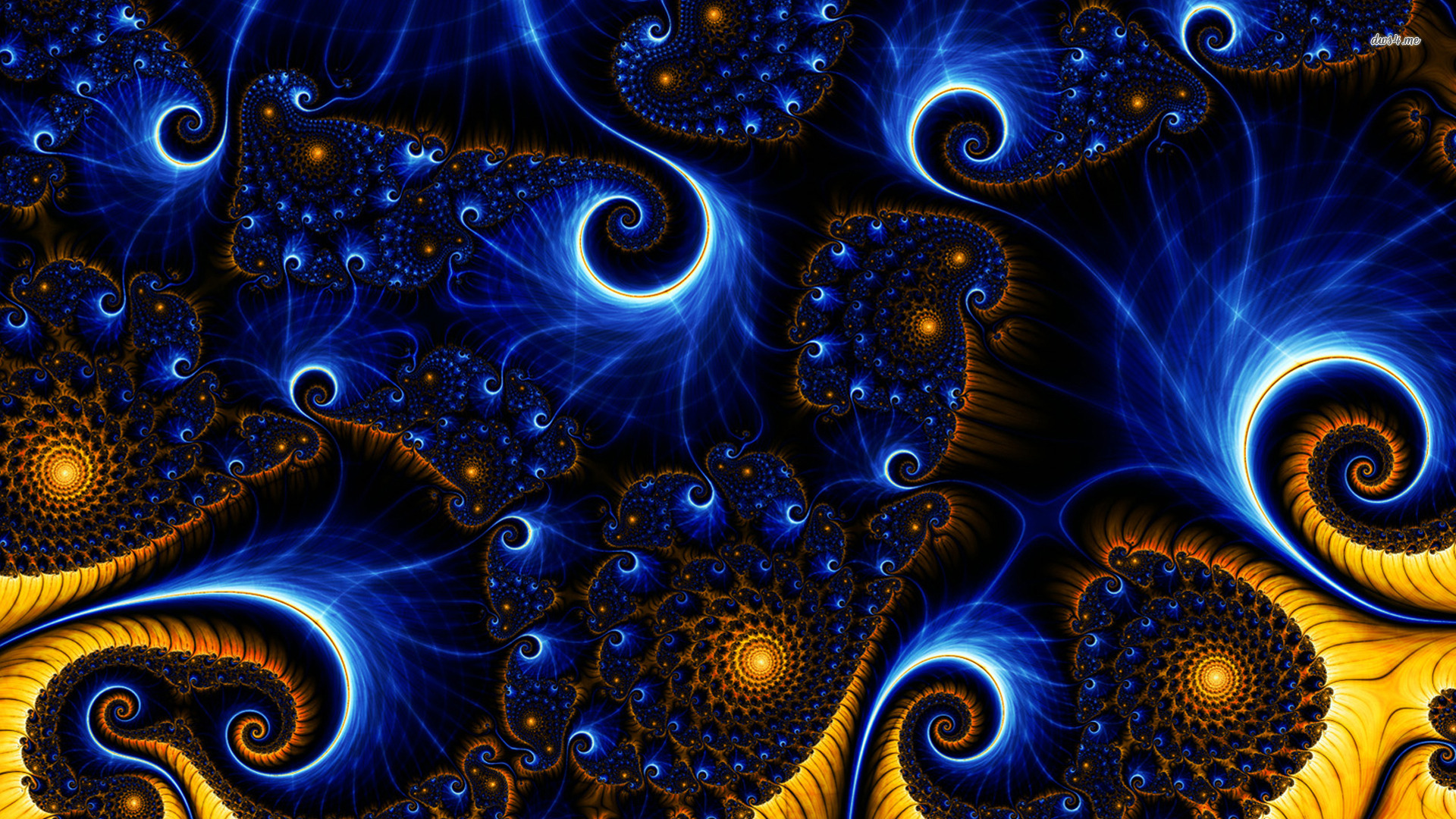 fond d'écran fractal,bleu,art fractal,modèle,art,bleu électrique