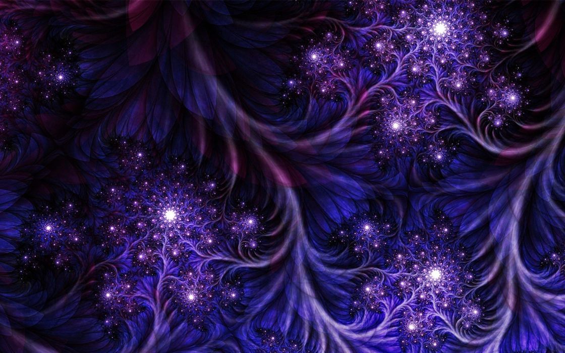 fond d'écran fractal,violet,violet,bleu,art fractal,bleu électrique