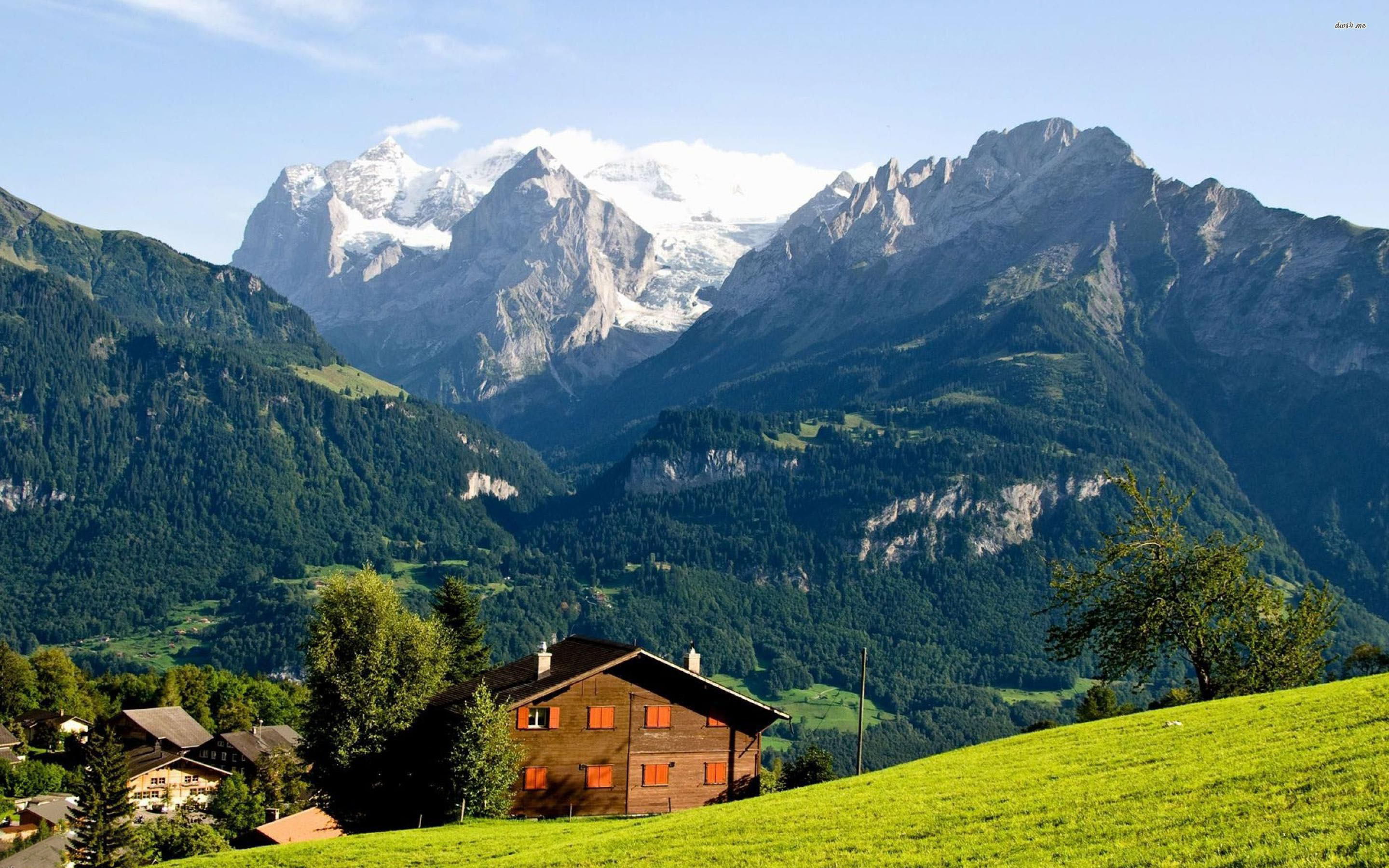 fond d'écran suisse,montagne,paysage naturel,chaîne de montagnes,la nature,station de montagne