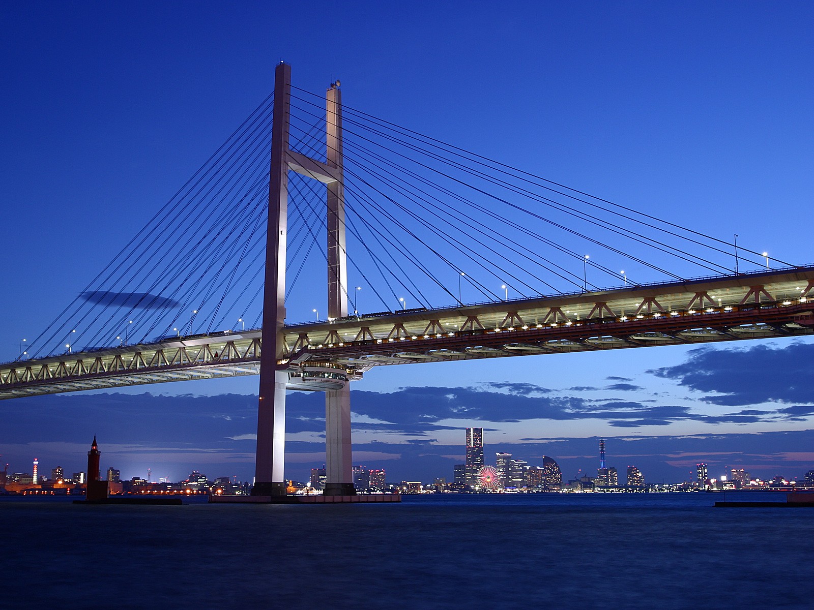 brückentapete,brücke,schrägseilbrücke,himmel,hängebrücke,blau