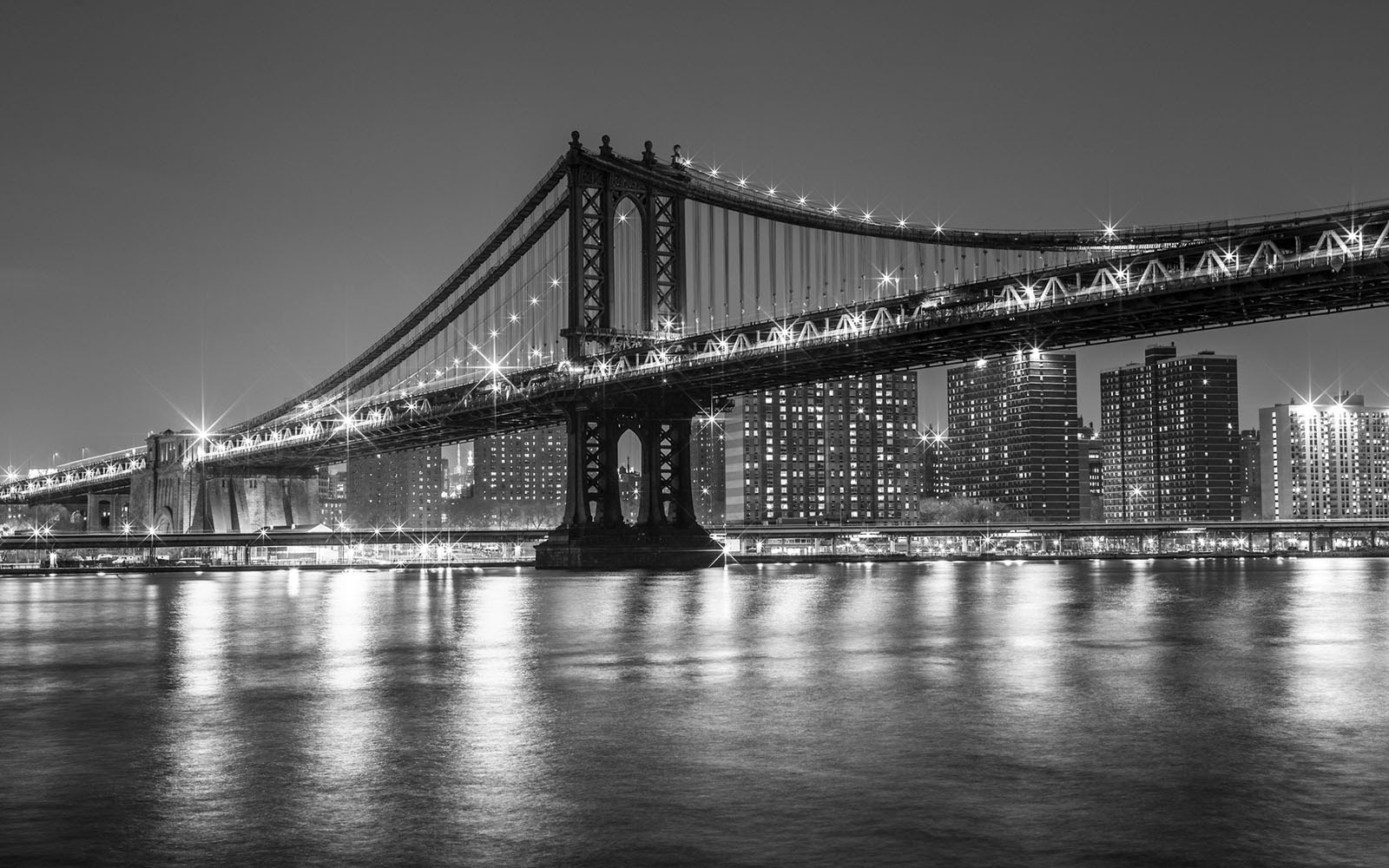 puente de papel tapiz,puente,agua,blanco,en blanco y negro,cielo