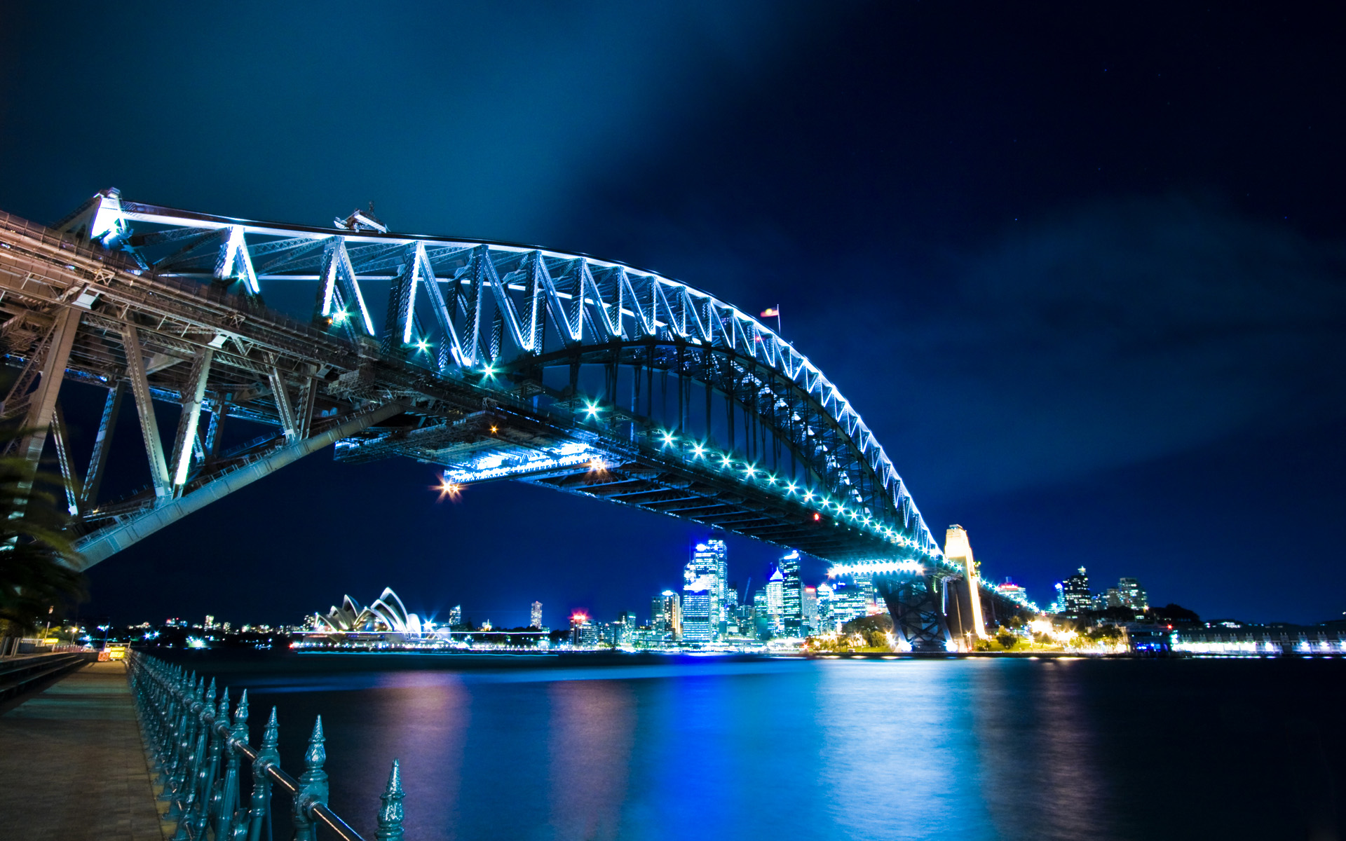 bridge wallpaper,bridge,night,landmark,metropolitan area,fixed link