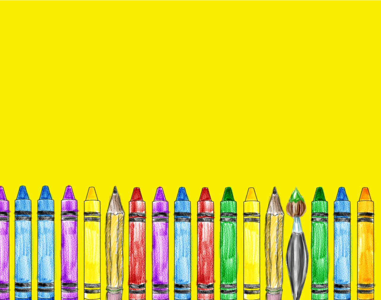 school wallpaper,colorfulness,crayon,yellow,writing implement,office supplies