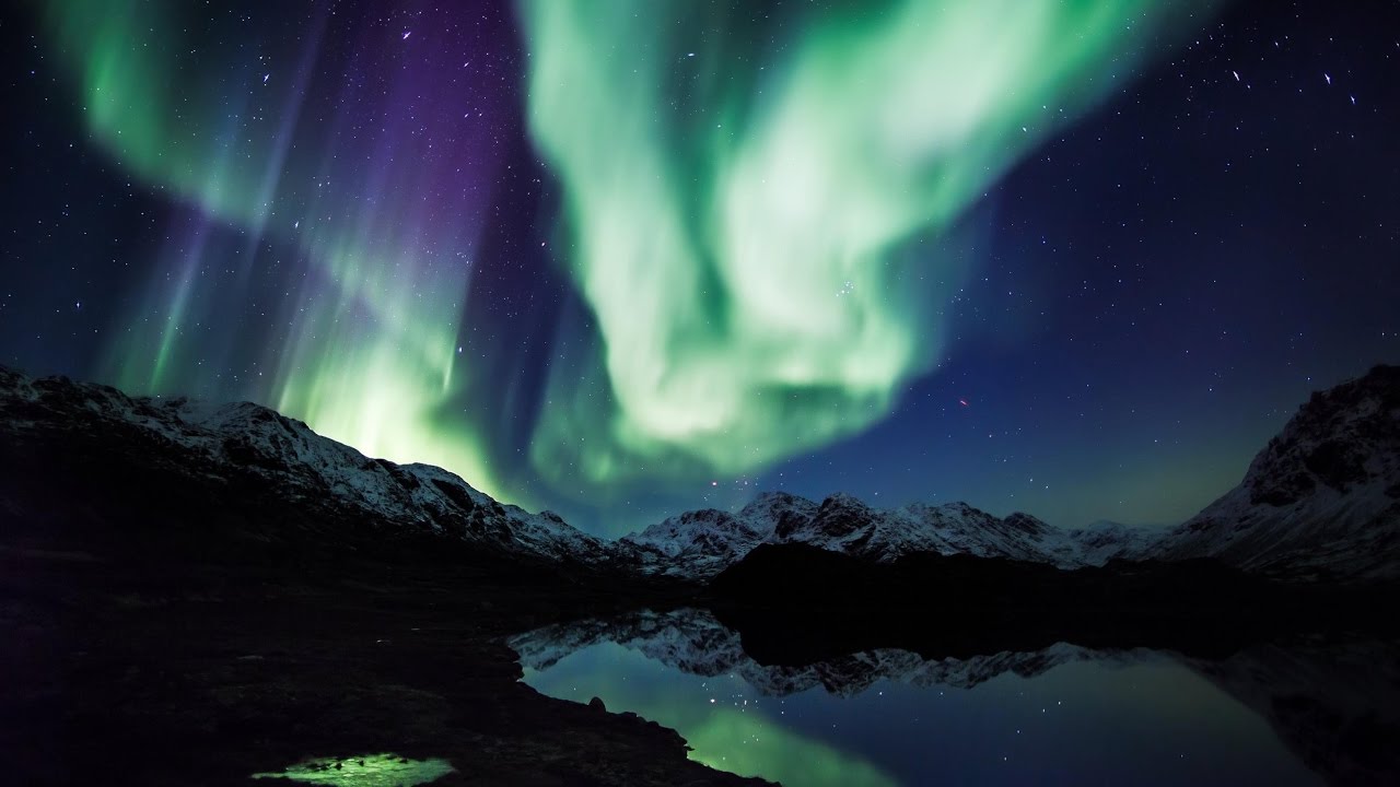 aurora tapete,himmel,aurora,natur,grün,natürliche landschaft