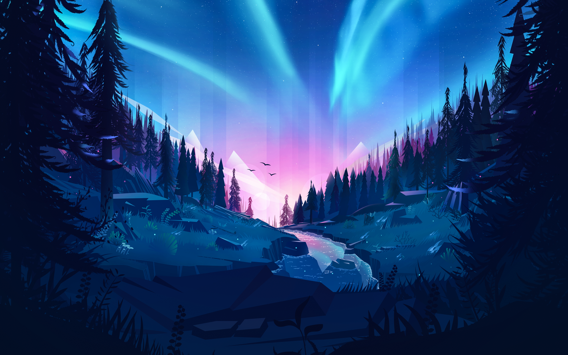 aurora fondo de pantalla,naturaleza,aurora,cielo,paisaje natural,árbol