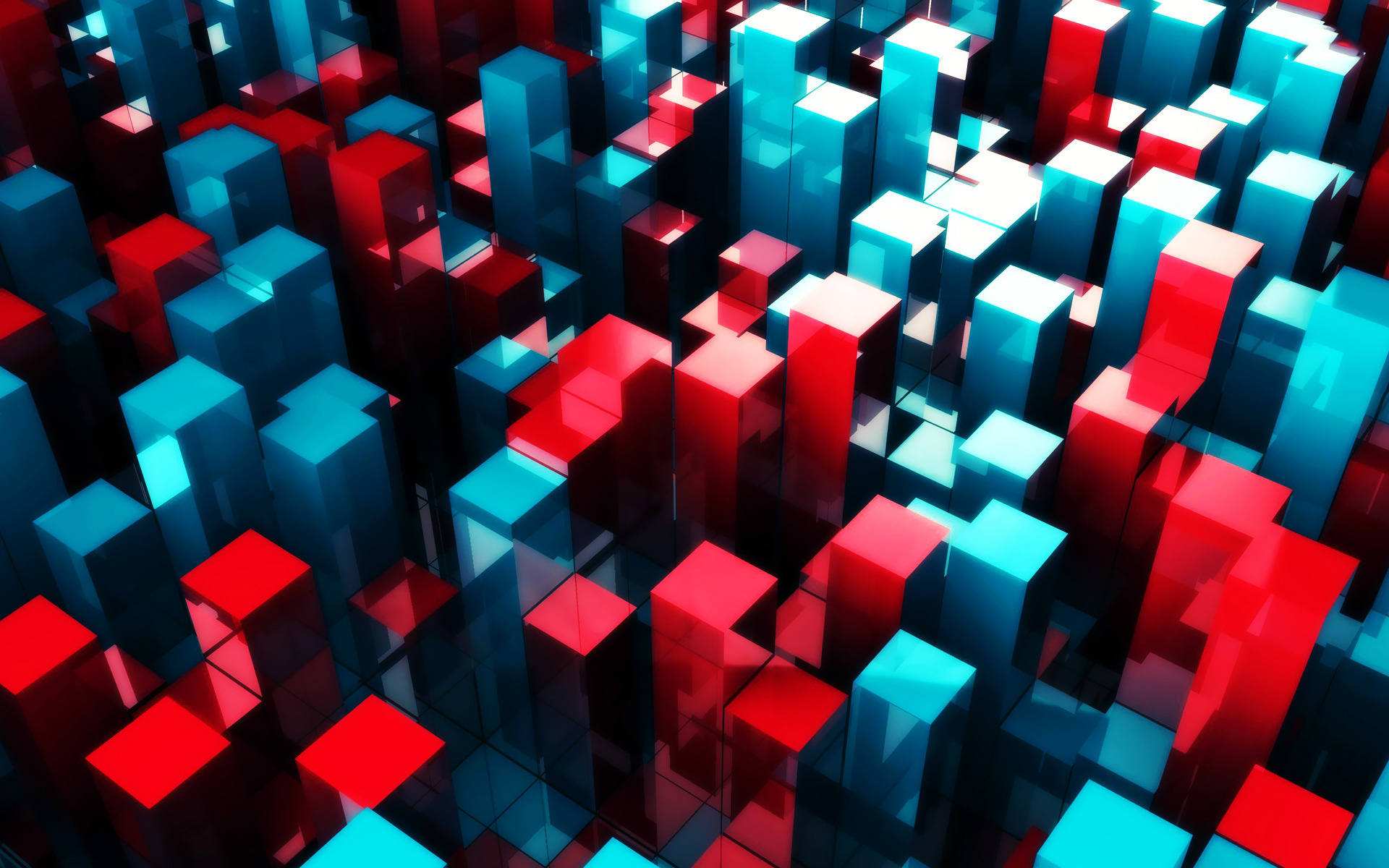 fondo de pantalla de cubo,azul,rojo,simetría,diseño,modelo