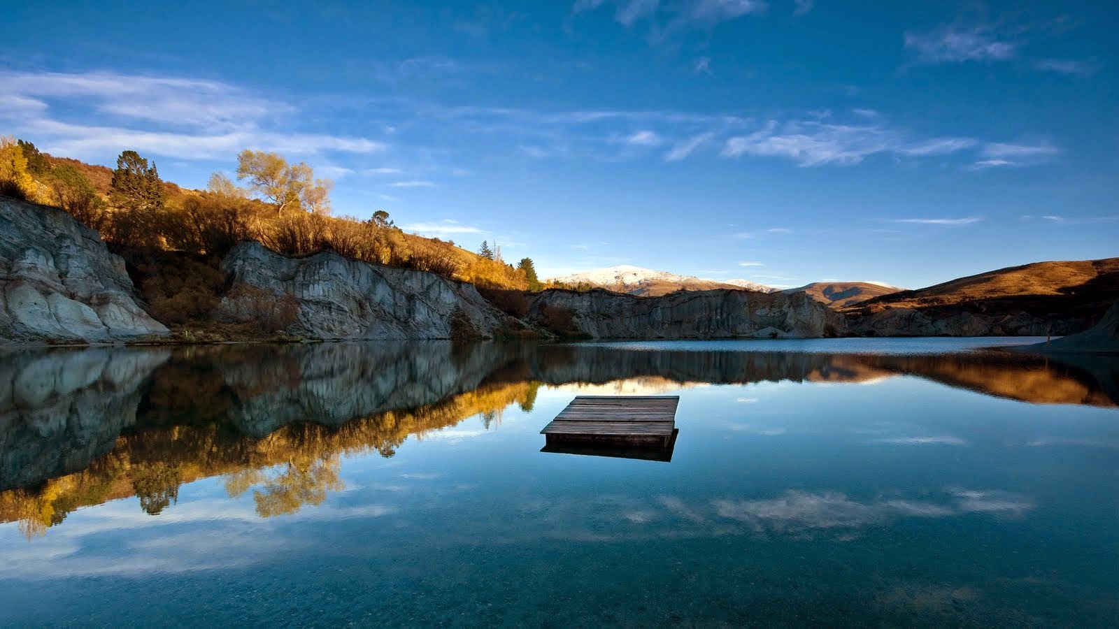 wallpaper pemandangan indah,reflection,sky,nature,natural landscape,body of water