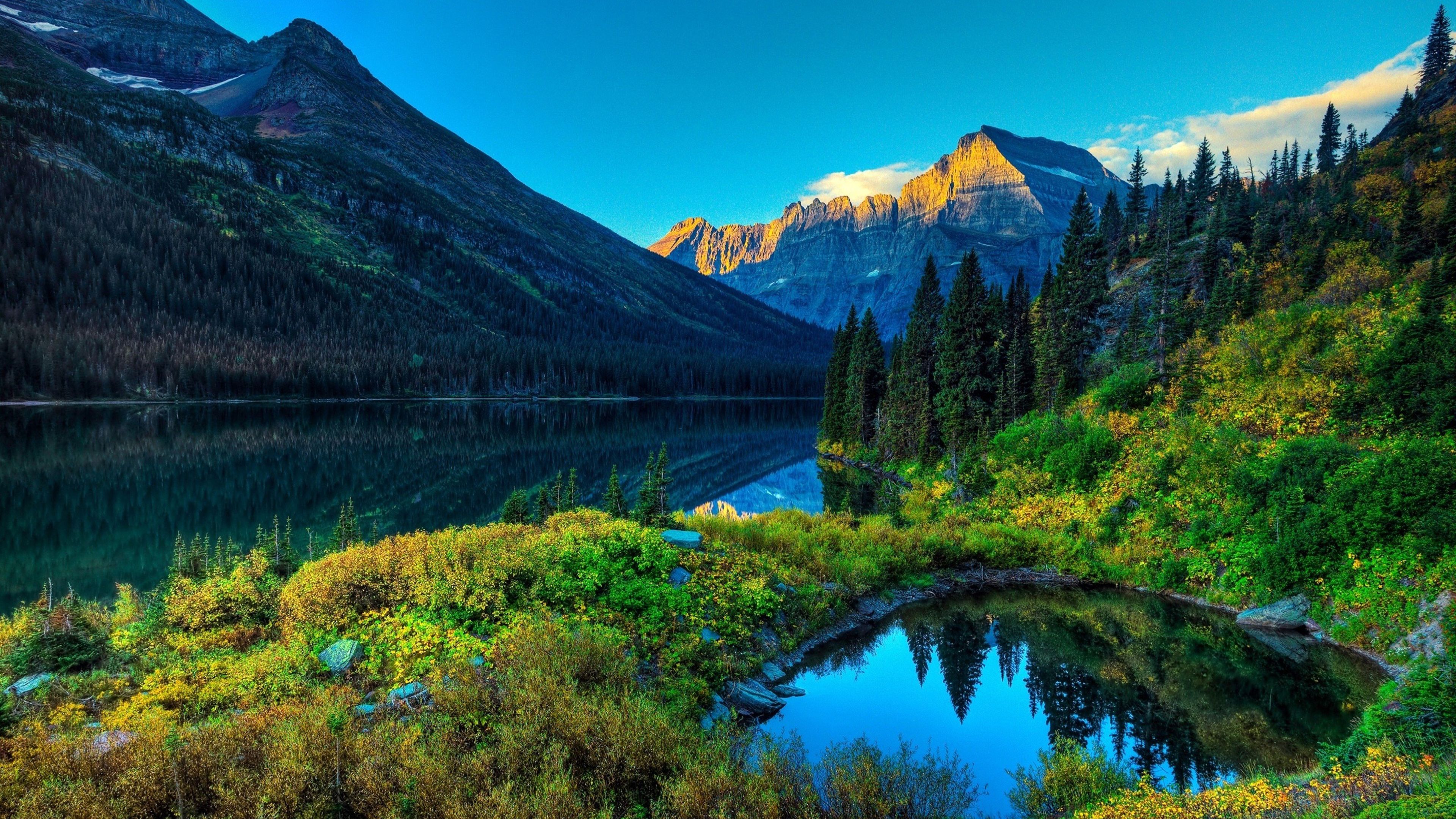 scenario wallpaper hd,paesaggio naturale,natura,montagna,riflessione,cielo