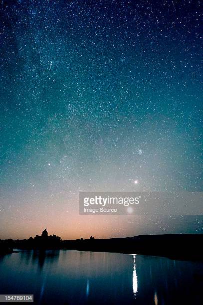 carta da parati s7 4k,cielo,orizzonte,riflessione,notte,paesaggio naturale