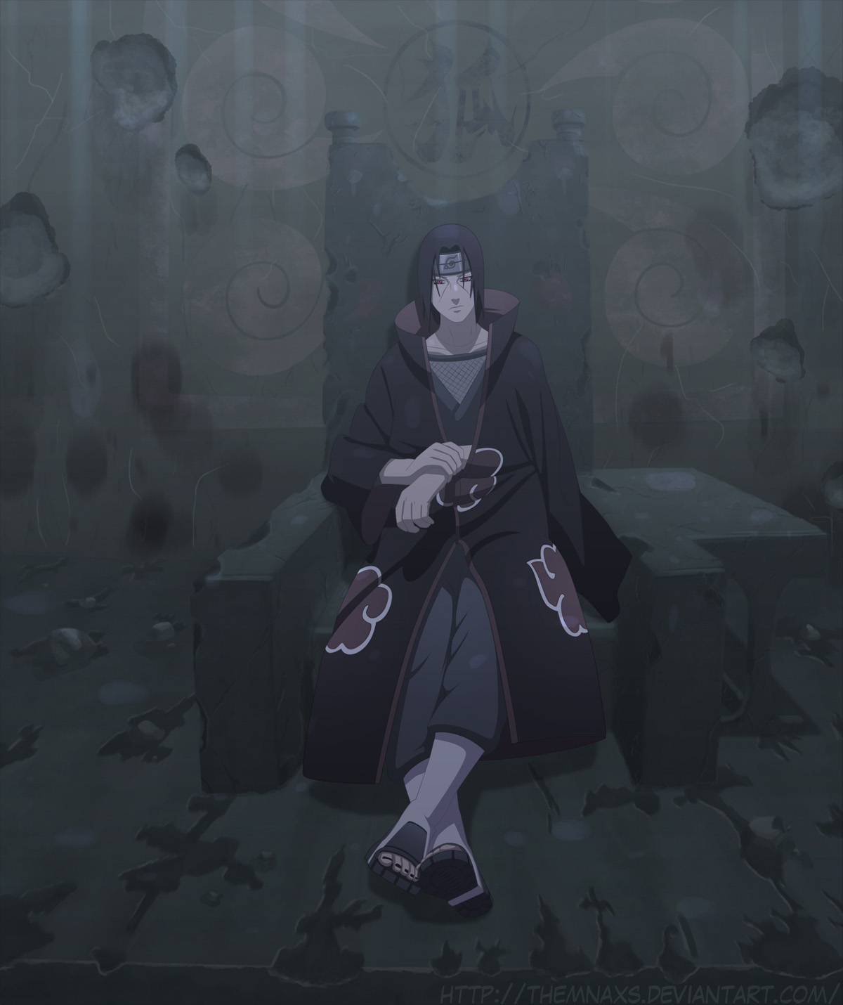 uchiha itachi tapete,illustration,dunkelheit,spiele,zeichnung,erfundener charakter