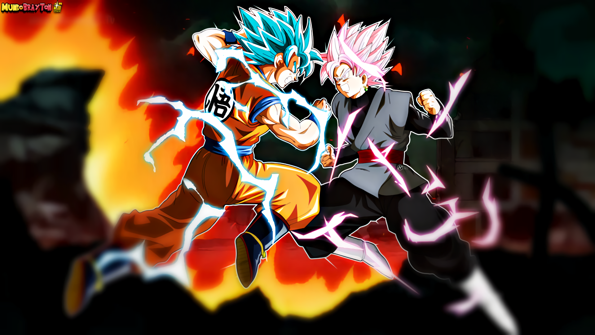 wallpaper de dragon ball super,anime,artwork,fictional character