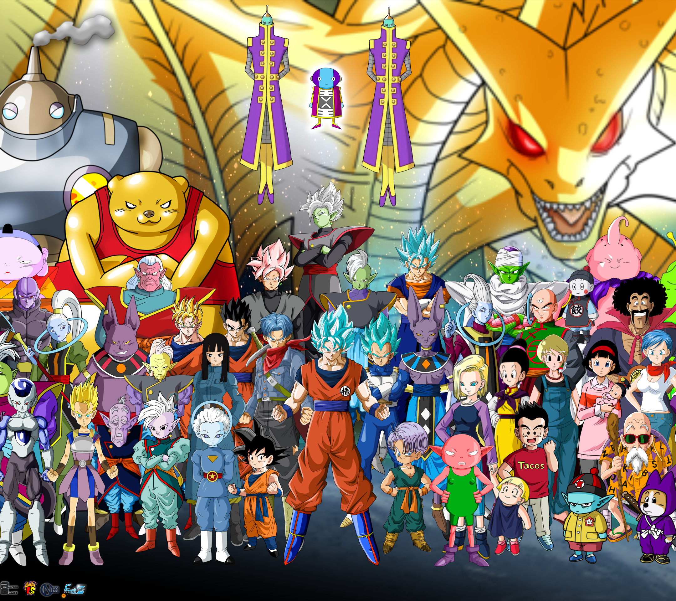 wallpaper de dragon ball super,cartoon,animated cartoon,hero,anime,fictional character