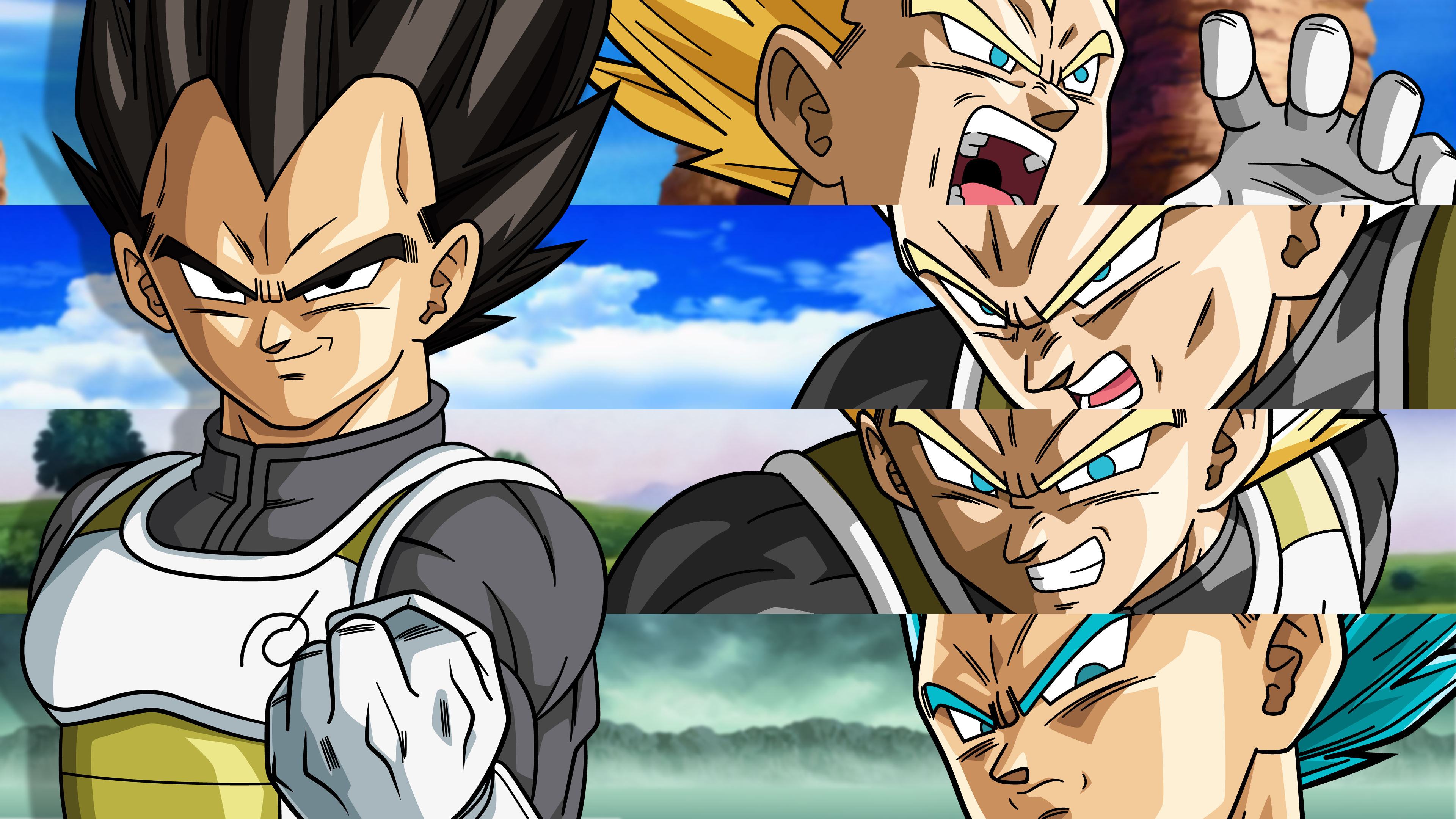 fond d'écran de dragon ball super,anime,dessin animé,dragon ball,personnage fictif,ouvrages d'art