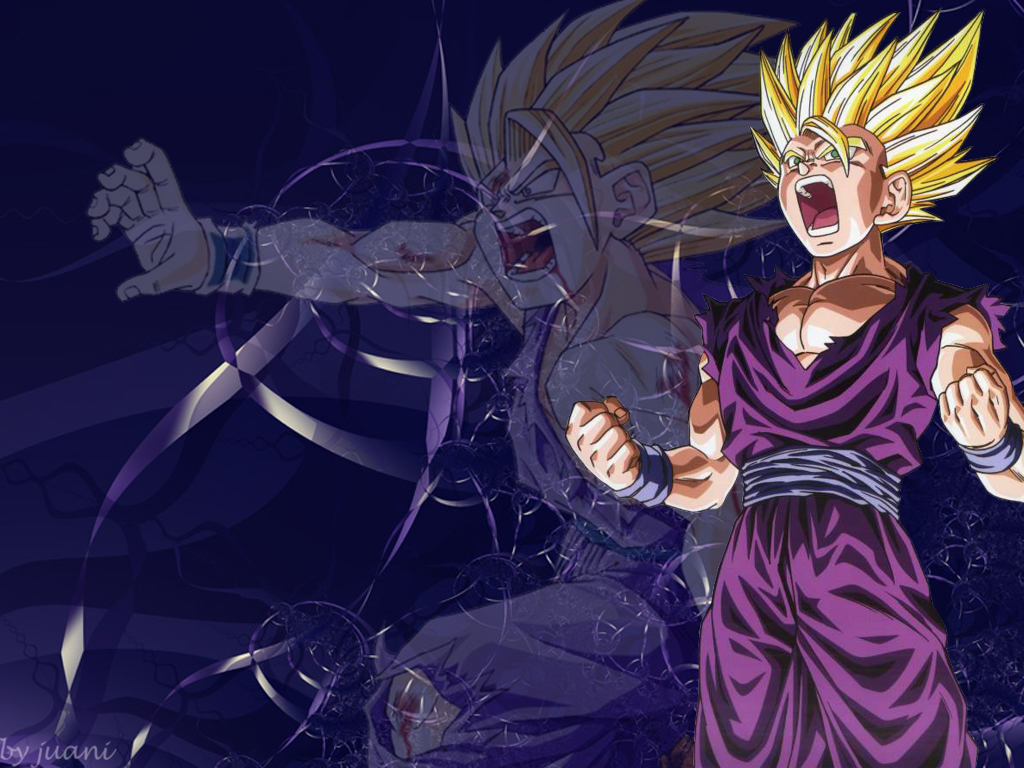 gohan wallpaper,anime,cartoon,cg artwork,fictional character,artwork