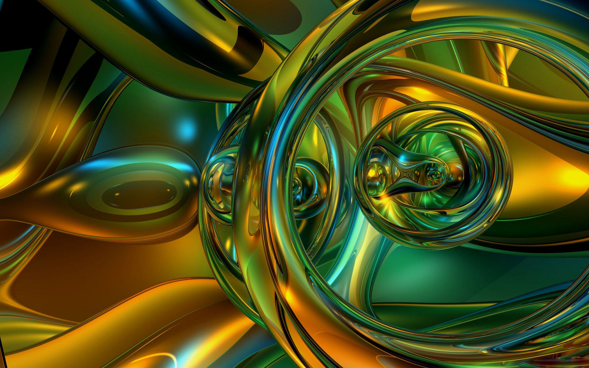 fondo de pantalla 3d para pc,arte fractal,verde,amarillo,arte,diseño