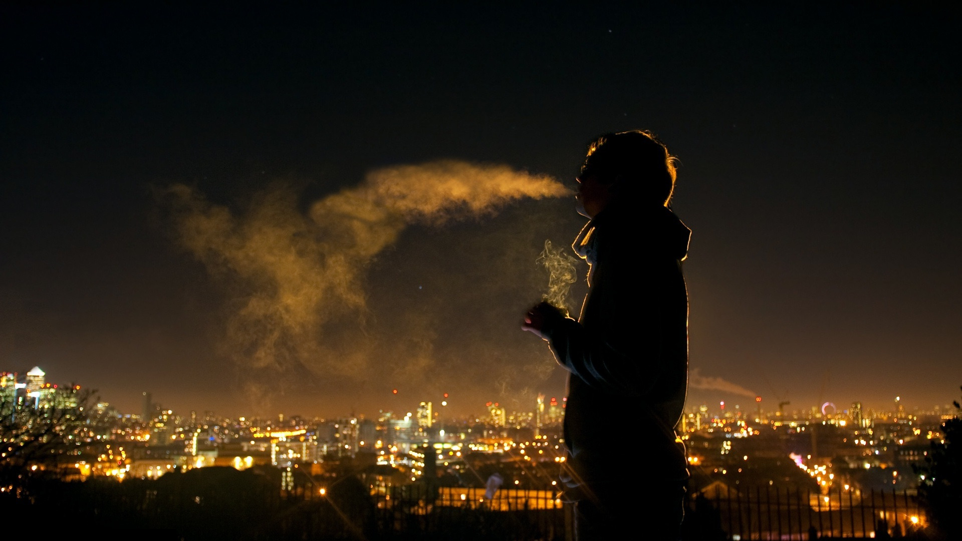 carta da parati triste full hd,cielo,notte,fotografia,nube,area urbana