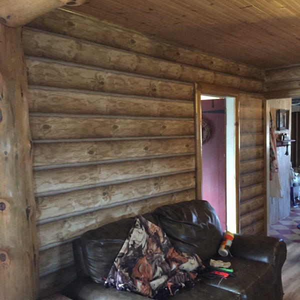 log wallpaper,room,property,ceiling,wall,log cabin