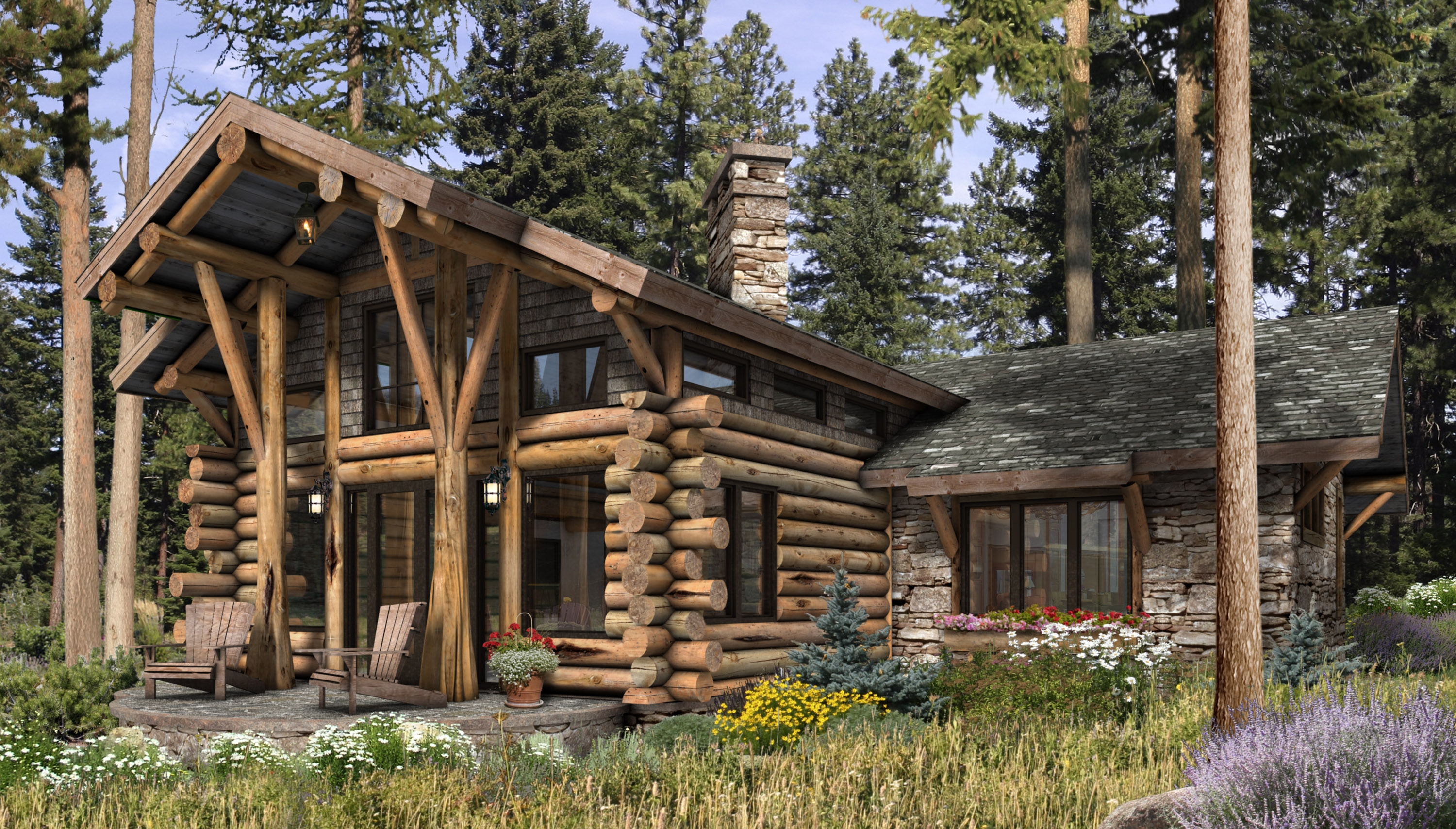 log wallpaper,log cabin,natural landscape,house,property,cottage