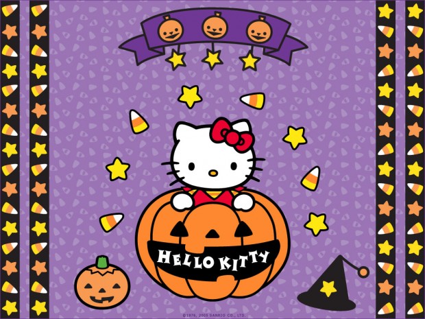 viber wallpaper,cartoon,purple,yellow,candy corn,trick or treat