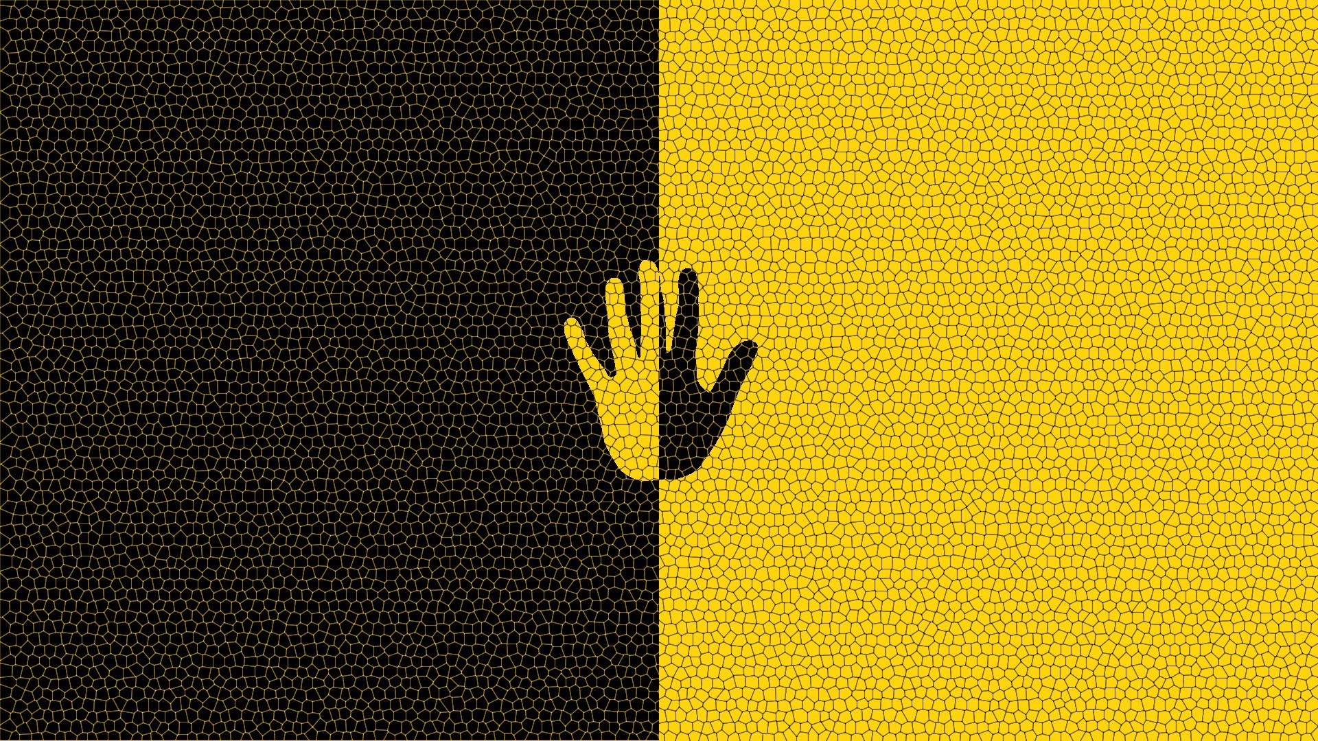 black and yellow wallpaper,yellow,green,font,textile,hand